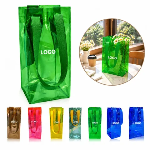 Glossy Jelly Ribbon Handbag in Molded PVC