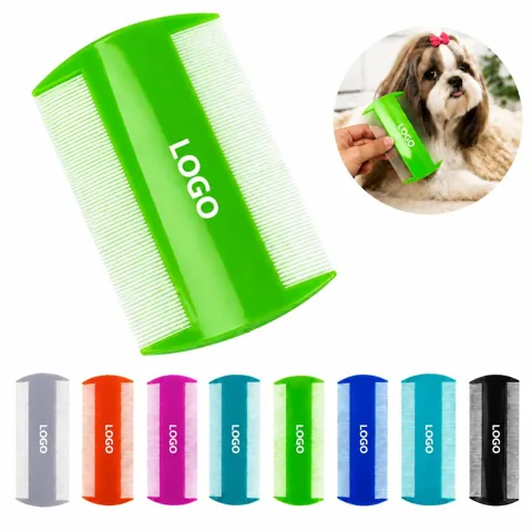 Double-Sided Pet Grooming Comb for Fleas