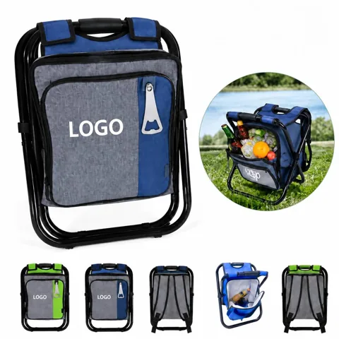 Insulated Cooler Backpack Chair 3-in-1 for Outdoor