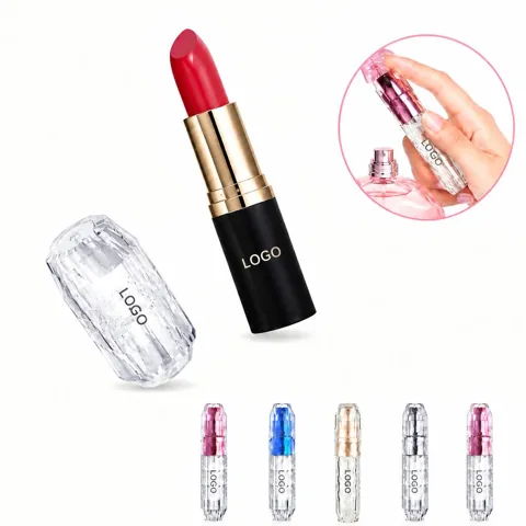 Diamond Pattern Refillable Travel Perfume Atomizer