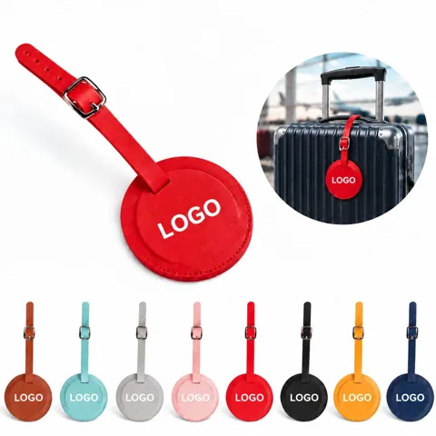 Travel ID Holder with Clear Window and Adjustable Strap