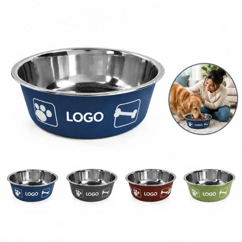 Stainless Steel Dual-Layer Pet Feeding Bowl