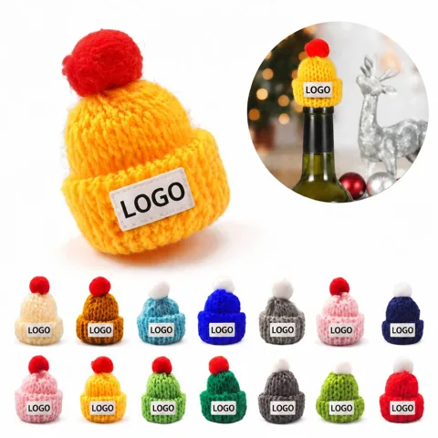 Soft Stretchy Mini Holiday Knit Hat for Adults and Kids