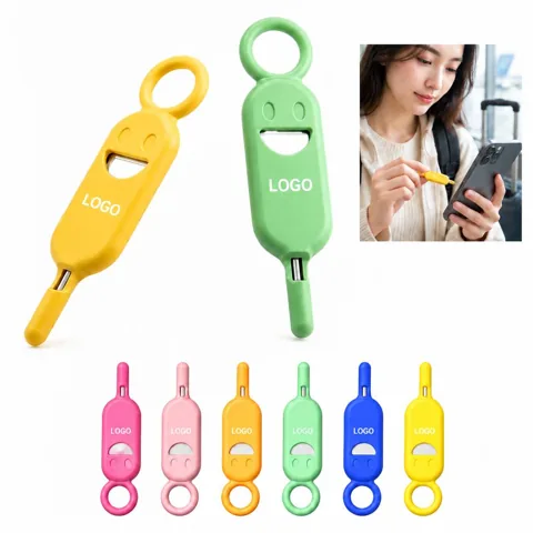 Silicone SIM Tray Ejector Pin Keychain