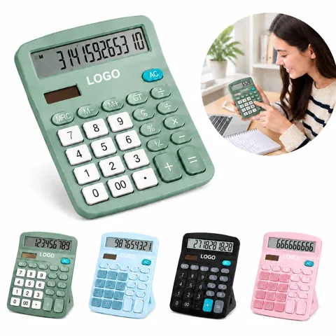 Eco-Friendly Solar Powered Handheld Calculator