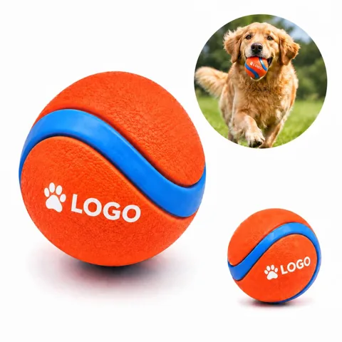 Tough Non-Toxic Rubber Chew Toy for Dogs Dental Health