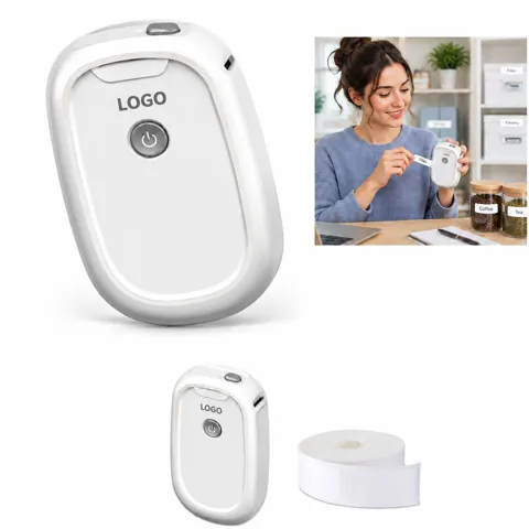 Portable Thermal Label Printer with QWERTY Keyboard