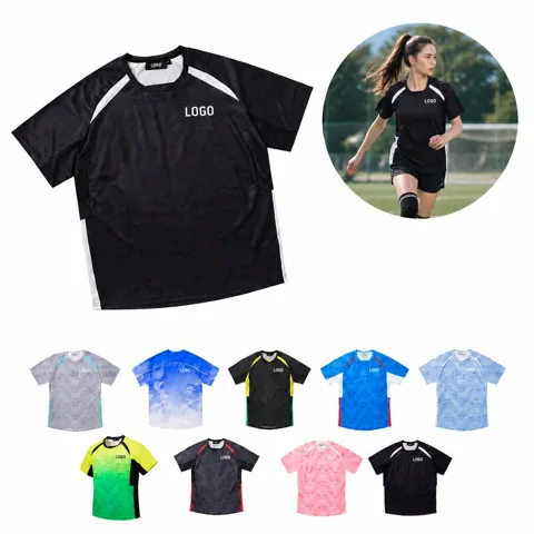 Gradient Athletic Short Sleeve T-Shirt Moisture Wicking