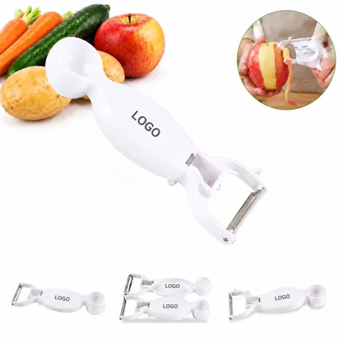 Stainless Steel Vegetable Peeler with Comfort Grip