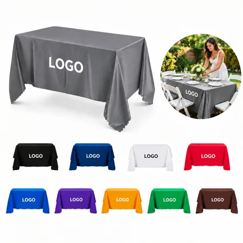 Custom Wrinkle-Resistant Event Tablecloth