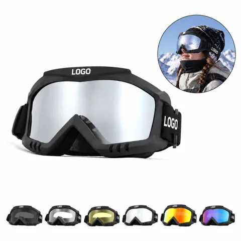 Anti-UV Motocross Goggles with Anti-Fog Lens