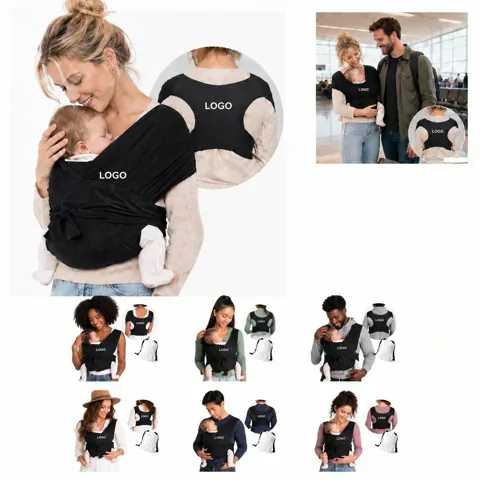 Lightweight Breathable Baby Sling Wrap Carrier
