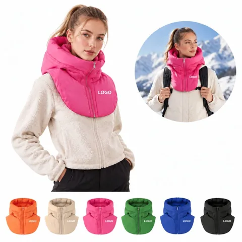 Sleeveless Hooded Vest Jacket with Pockets