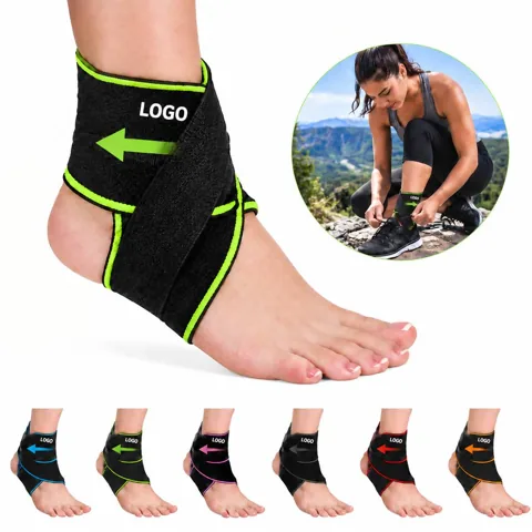 Breathable Nylon Ankle Wrap for Sports Support