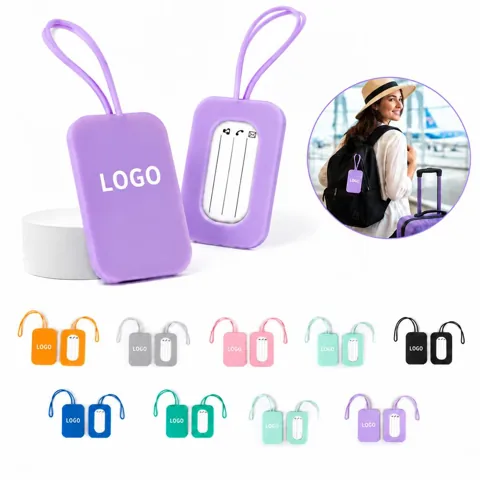 Waterproof Silicone Travel ID Tag for Luggage and Bags