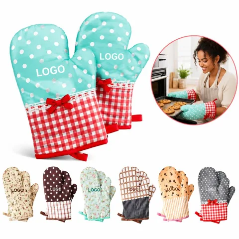 Heat Resistant Kitchen Oven Gloves for Safe Cooking