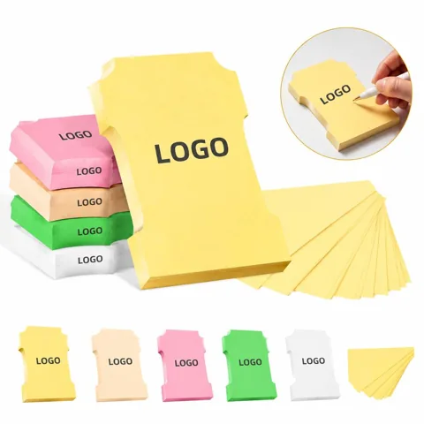 Medium Custom Shape Repositionable Sticky Notes