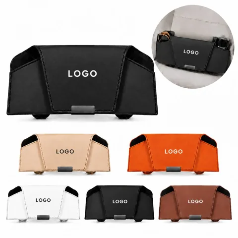 Car Sun Visor Eyewear Clip Holder with Soft Lining