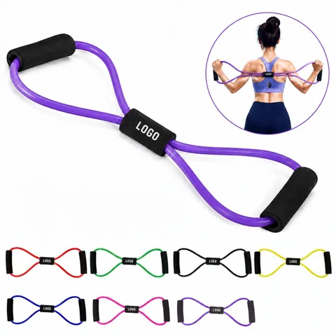 Elastic Chest Expander Resistance Training Rope