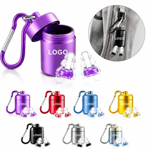 Reusable Soft Silicone Earplugs for Noise Reduction