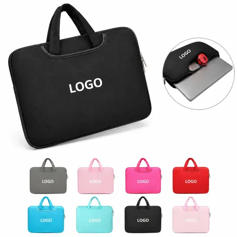 Water-Resistant Neoprene Laptop Sleeve with Handle