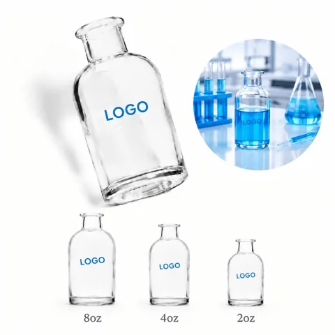 Wide-Mouth Airtight Lab Reagent Bottle for Liquid Storage