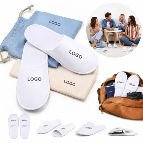 Disposable Non-Slip Slippers for Hotel Guests