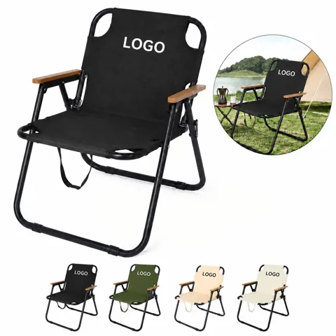 Portable Folding Spring Chair for Camping and Outdoor Use