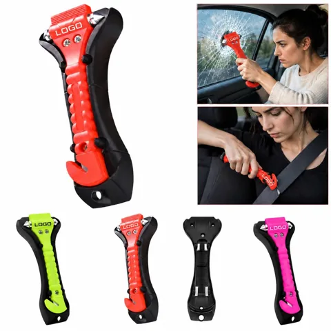 2-in-1 Car Escape Tool with Window Breaker and Seatbelt