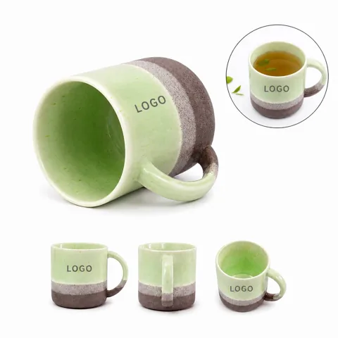 Stylish Ceramic Coffee Mug with Glossy Glaze