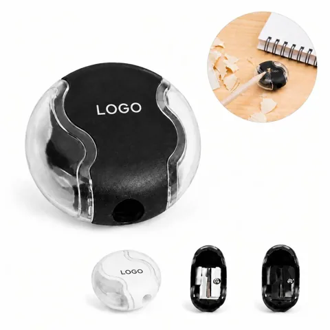 Compact Circular Pencil Sharpener for Standard Pencils