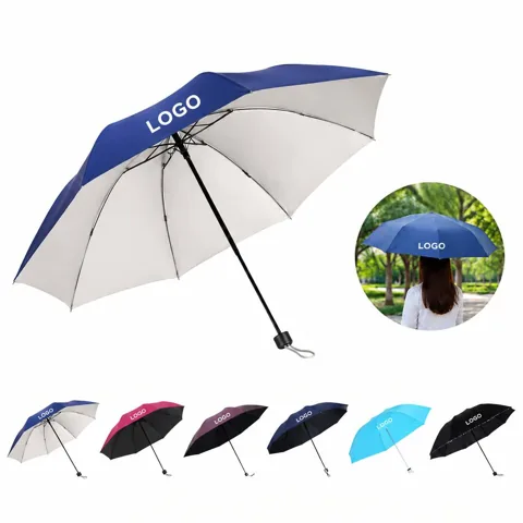 Portable Promotional Folding Umbrella with Custom Printing