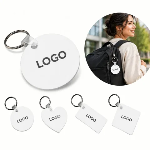 Custom Engraved Two-Sided Metal Keychain