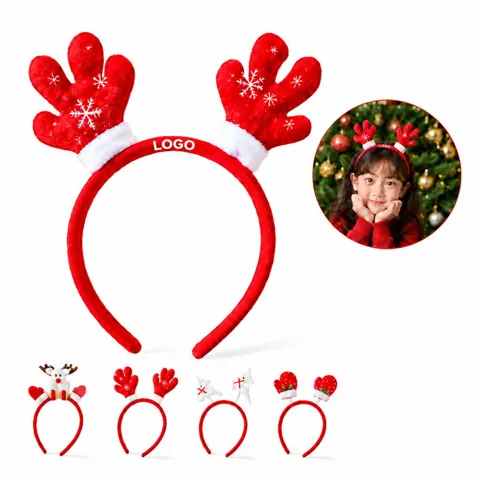 Kids LED Antler Headband for Holiday