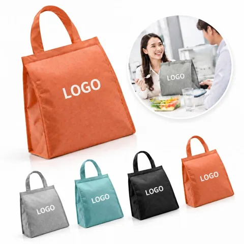 Thermal Insulated Lunch Bag with Foil Lining