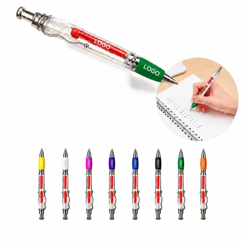 Telescopic Pointer Ballpoint Pen with Retractable Flag