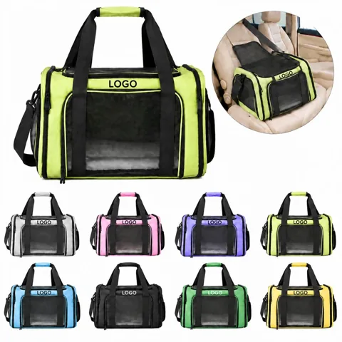 Lightweight Pet Travel Carrier Bag with Oxford Fabric