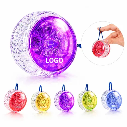 LED Spinning Yo-Yo Toy with Light for Kids and Adults