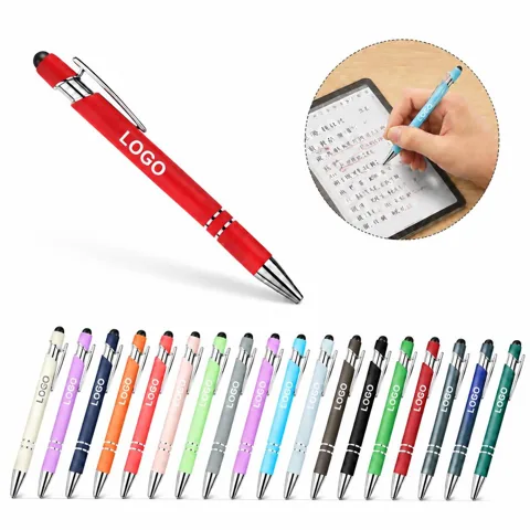Custom Metal Pen with Touchscreen Stylus