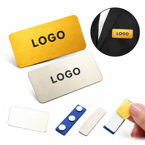 Lightweight PVC ID Badge with Clip for Events