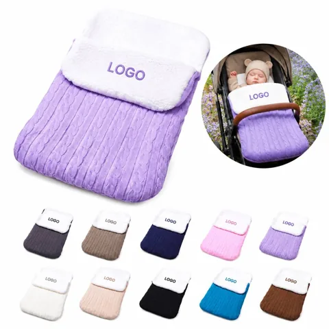 Baby Wearable Blanket with Breathable Knit Fabric