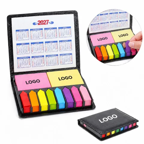 Calendar & Sticky Note Box Set for Desk Planning