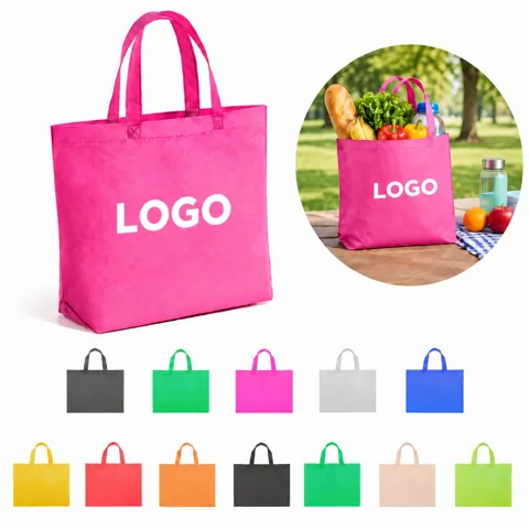 Reusable Nonwoven Shopping Tote for Groceries and Travel