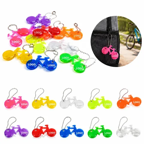 LED Safety Pendant Keychain Light for Bikes