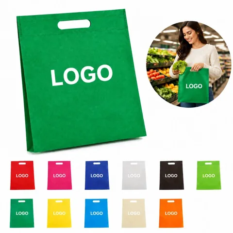 Biodegradable Non-Woven Tote with Die-Cut Handles