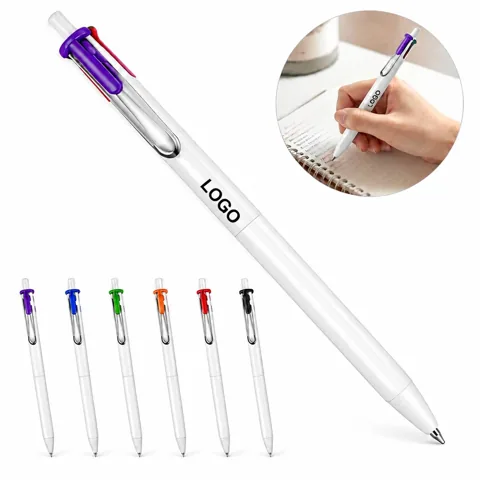 Quick-Dry Refillable Gel Pen with Rubber Grip Fine Tip