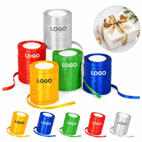 Single-Faced Satin Ribbon for Gift Wrapping and Crafts