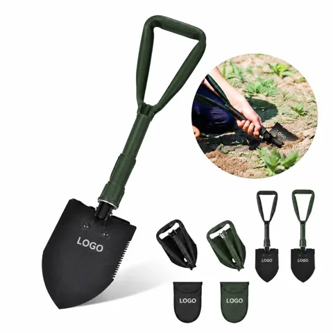 Compact Folding Steel Camping Shovel