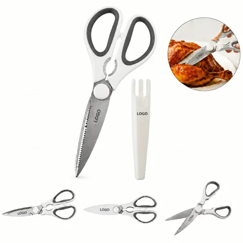 Magnetic Kitchen Shears in Stainless Steel