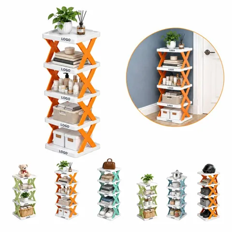 Foldable Multi-Tier Shoe Storage Rack